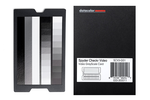 SCV GrayScale Card SCV3-GS1 - Datacolor Spyder Checkr Video Greyscale Card.jpg