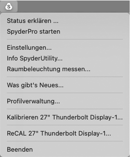 SpyderUtility SpyderPRO MAC menu DE.png