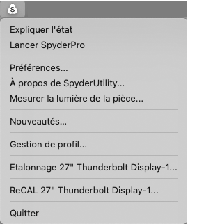 SpyderUtility SpyderPRO MAC menu FR.png